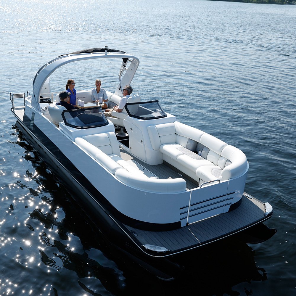 New 19ft/ 22ft/ 24ft/ 25ft Single Floor Pontoon Recreational Party Boat Wholesale